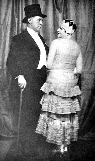 Adolf Loos et Claire Beck, sa future épouse.