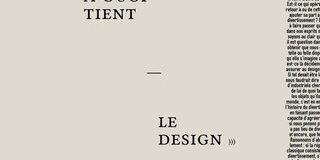 À quoi tient le design