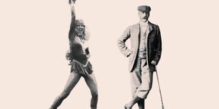 Le golfeur et la cheerleader