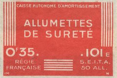 Allumettes de sûreté 0.35 F