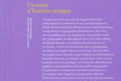 La typographie moderne, un essai d'histoire critique