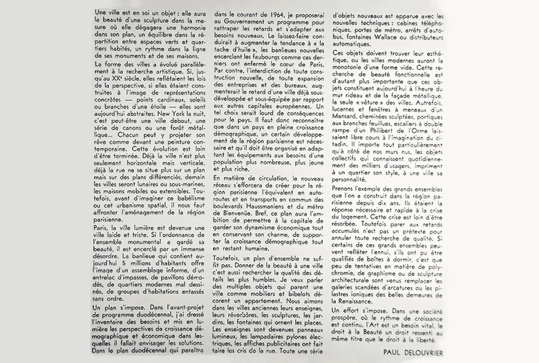 <p>Esthétique Industrielle n°65, « La Ville », mars - avril 1964</p>